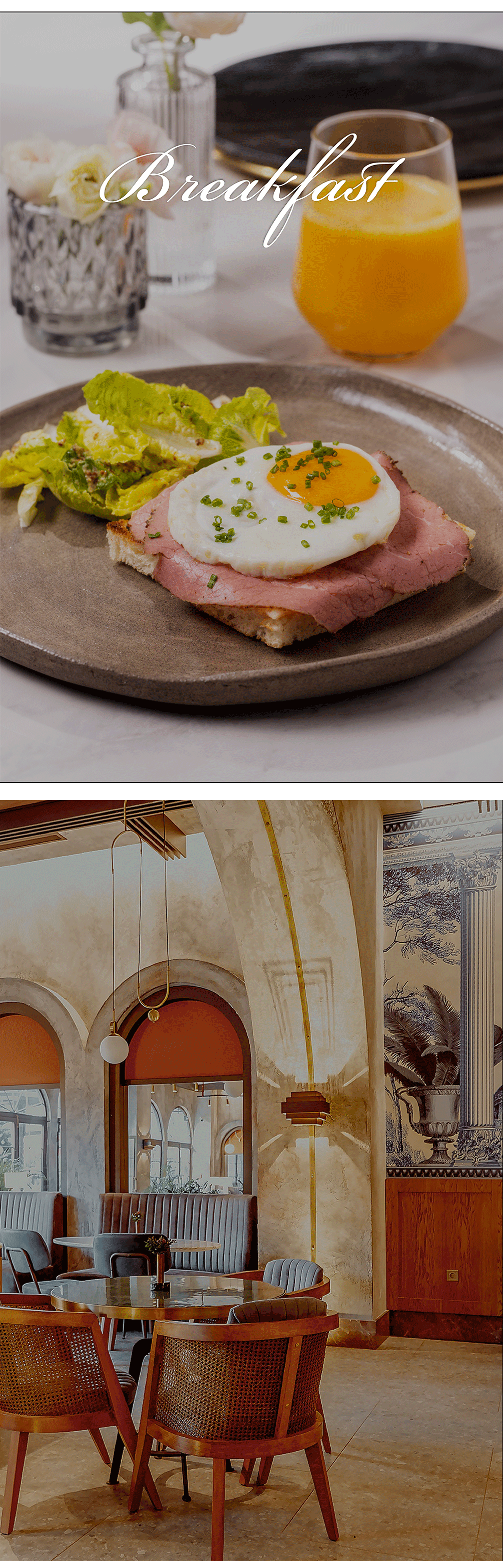 Hilltown Yüzde Yüz’ün kendine has şık ambiyansında ister kahvaltı ister brunc: İzmir’in en iyisi Yüzde Yüz’den Croque Madame Sandwich.
